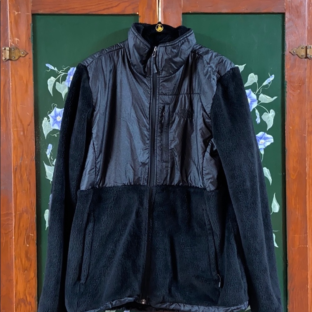 North Face Denali black fleece